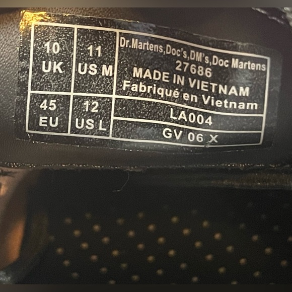 Dr. Martens Doc Skull Leopard Print Oxfords Black Men Size 8 & 11 27686 New - Picture 9 of 10